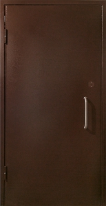 Однопольная техническая дверь с ручкой-скобой — 007