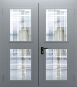 Двупольная дверь со стеклом ДПМО 02/60 (EIW 60) — №06 (NEW)
