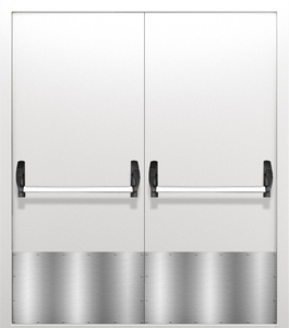 Двупольная глухая дверь с отбойником и системой Антипаника ДПМ 02/60 (EI 60) — №04 (NEW)