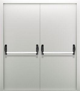 Двупольная глухая дымогазонепроницаемая дверь с системой Антипаника ДПМ 02/60 (EIS 60) — №03 (NEW)
