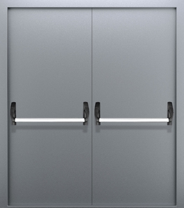 Двупольная глухая дымогазонепроницаемая дверь с системой Антипаника ДПМ 02/60 (EIS 60) — №04 (NEW)