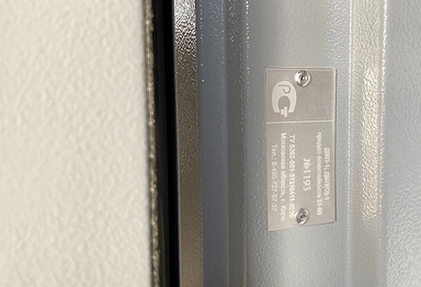 Полуторопольная противопожарная дверь со стеклом ДПМО 02/60 (EIW 60) — №09 (NEW)