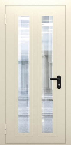 Однопольная противопожарная дверь со стеклом ДПМО 01/60 (EIW 60) — №01 (NEW)