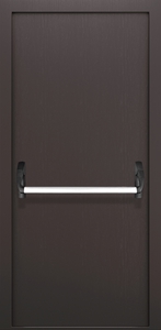 Однопольная глухая дверь с МДФ и системой Антипаника ДПМ 01/60 (EI 60) — №03 (NEW)