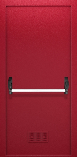 Однопольная глухая противопожарная дверь с вентиляцией и системой Антипаника ДПМ 01/60 (EI 60) — №05 (NEW)