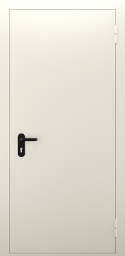Однопольная глухая противопожарная дверь со звукоизоляцией ДПМ 01/60 (EI 60) — №08 (NEW)