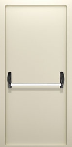 Однопольная глухая дымогазонепроницаемая дверь с системой Антипаника ДПМ 01/60 (EIS 60) — №01 (NEW)