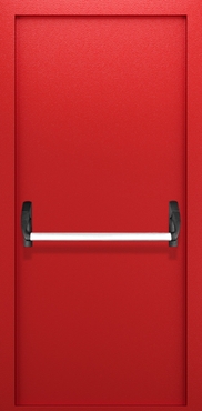 Однопольная глухая противопожарная дымогазонепроницаемая дверь с системой Антипаника ДПМ 01/60 (EIS 60) — №02 (NEW)