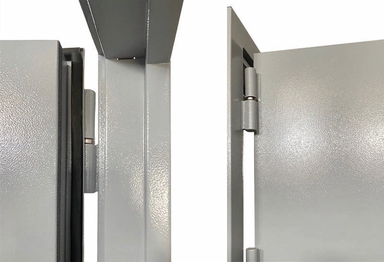 Однопольная глухая противопожарная дверь с вентиляцией ДПМ 01/60 (EI 60) — №01 (NEW)