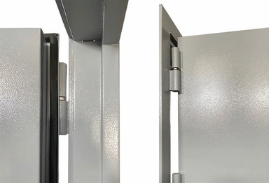 Полуторопольная глухая противопожарная дверь ДПМ 02/60 (EI 60) — №02 (NEW)