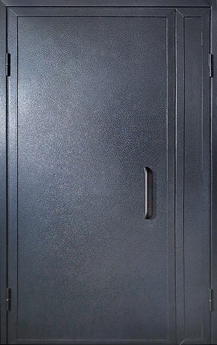 Полуторная техническая дверь с бронеконвертом — 006