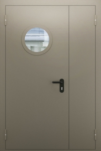 Полуторопольная дверь со стеклом ДПМО 02/60 (EI 60) — №04 (NEW)