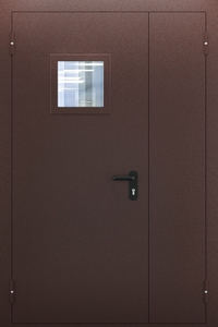 Полуторопольная дверь со стеклом ДПМО 02/60 (EI 60) — №07 (NEW)