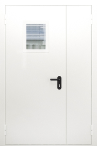 Полуторопольная дверь со стеклом ДПМО 02/60 (EI 60) — №08 (NEW)