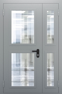 Полуторопольная дверь со стеклом ДПМО 02/60 (EIW 60) — №04 (NEW)