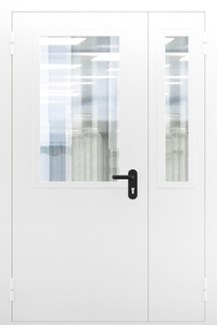 Полуторопольная дверь со стеклом ДПМО 02/60 (EIW 60) — №09 (NEW)
