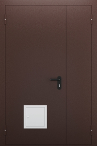 Полуторопольная глухая дверь со стыковочным узлом ДПМ 02/60 (EI 60) — №01 (NEW)