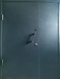 Дверь с боковой вставкой и сварной ручкой — 003