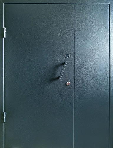 Техническая дверь с боковой вставкой и сварной ручкой — 003