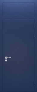 Техническая глухая однопольная дверь с фрамугой — №03 (NEW)