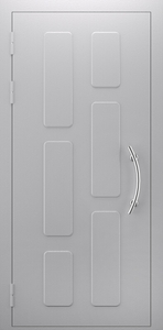 Техническая глухая однопольная дверь с выдавленным рисунком — №07 (NEW)